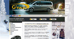 Desktop Screenshot of gtaxi-meribel.com