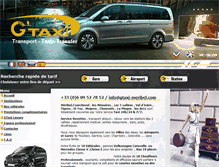 Tablet Screenshot of gtaxi-meribel.com